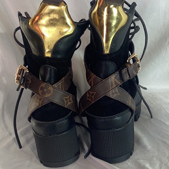 Luxury combat boots - Picture 3 of 9